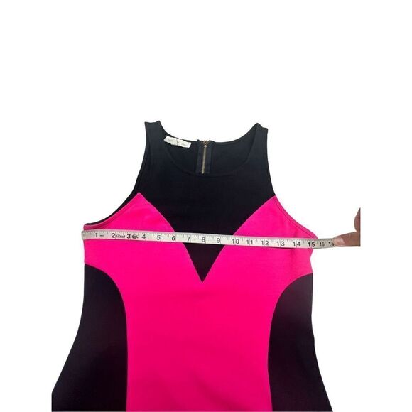 Nicki Minaj  Tank Knit Dress Sz M Junior Pink/Black NWT - Picture 7 of 7